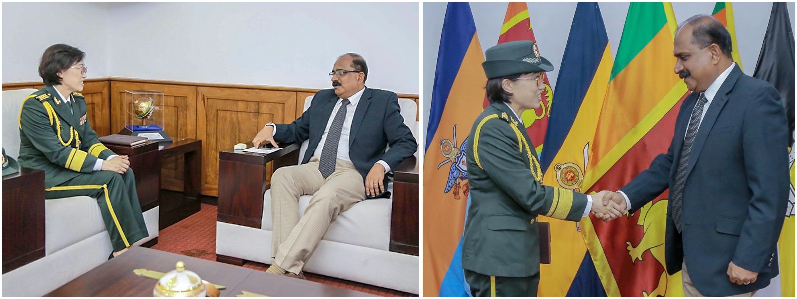 Chinese Defence Attaché Meets Deputy Defence Min.